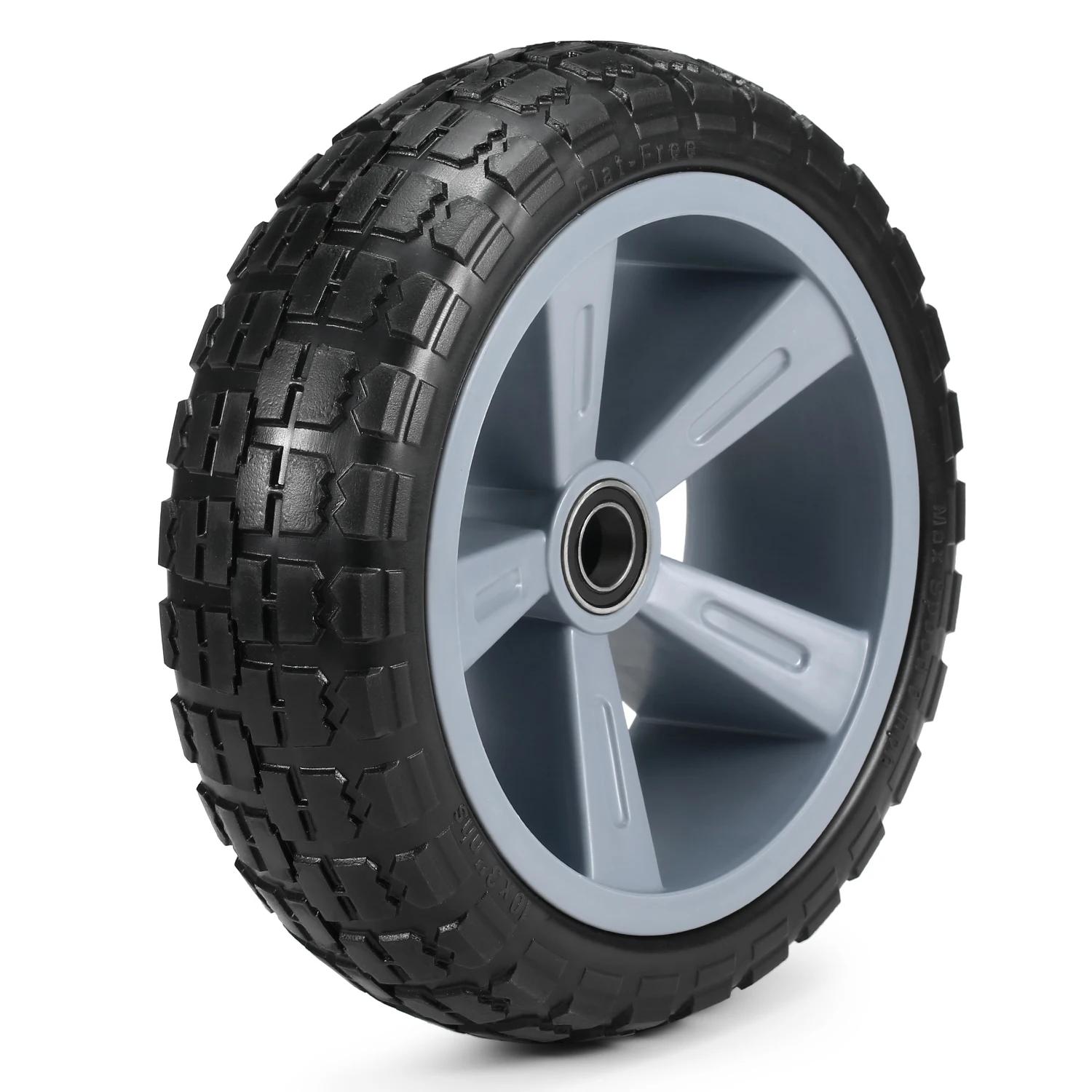 Roue de remplacement anti-crevaison pour chariot de kayak, chariot de canoë, 10 amarans