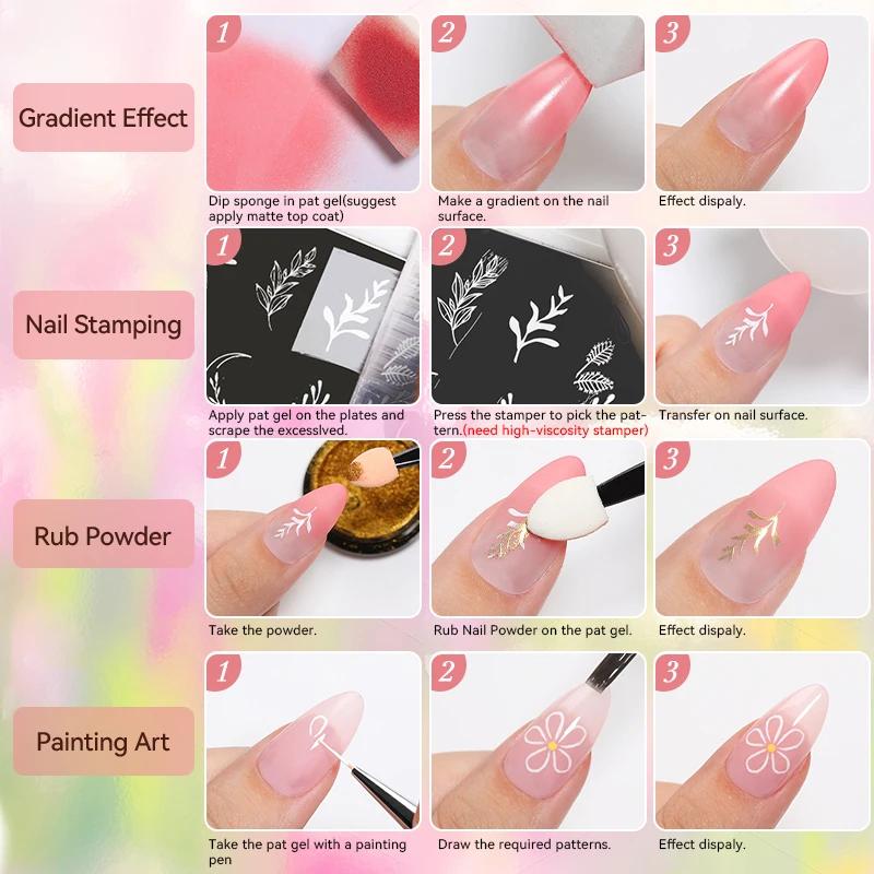 UR SUGAR 9 couleurs Pat peinture Gel ongles 4 en 1 Semi Permanent tremper les ongles UV LED utilisés