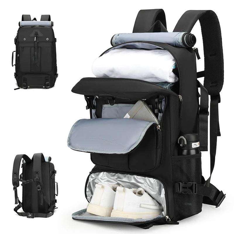Sac à dos de voyage, sac à dos de transport, sac de sport convertible durable adapté pour ordinateur