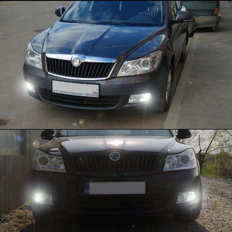 Feux de jour DRL pour Skoda Superb Octavia 2 FL 1156 2011 2012, ampoule LED 12V 2013 Canbus OBC S25