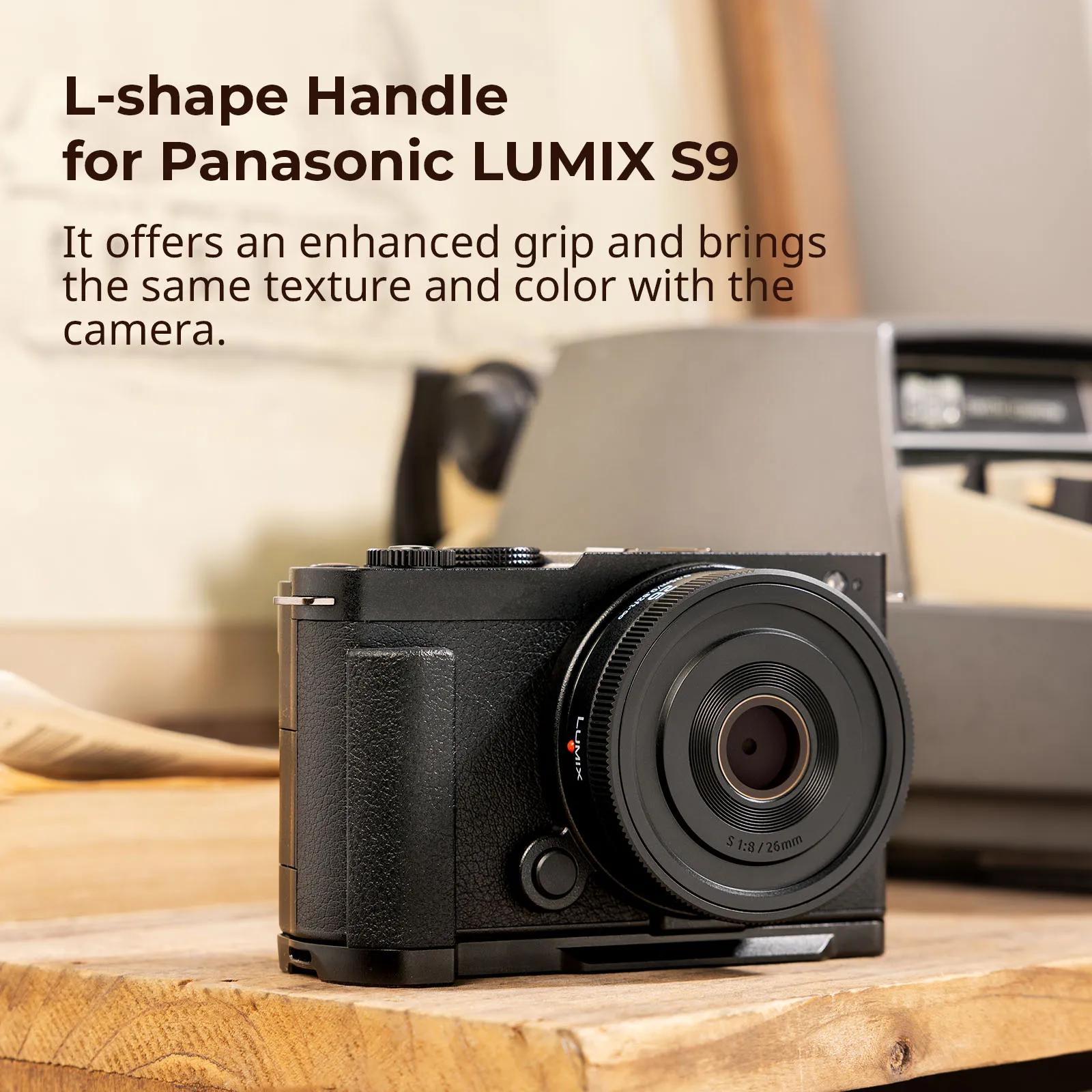 SmallRig-Poignée en forme de L pour Panasonic LUMIX S9, plaque de dégagement rapide Arca-Swiss pour