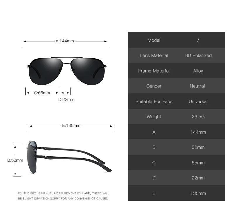 Mme Mâle Nouveau Classique Lunettes De Soleil Polarisées Dazzle Couleur Film Miroir Printemps Lunett
