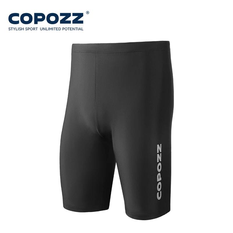 COPOZZ grande taille hommes maillot de bain short Long au genou compétitif Surf formation maillot de