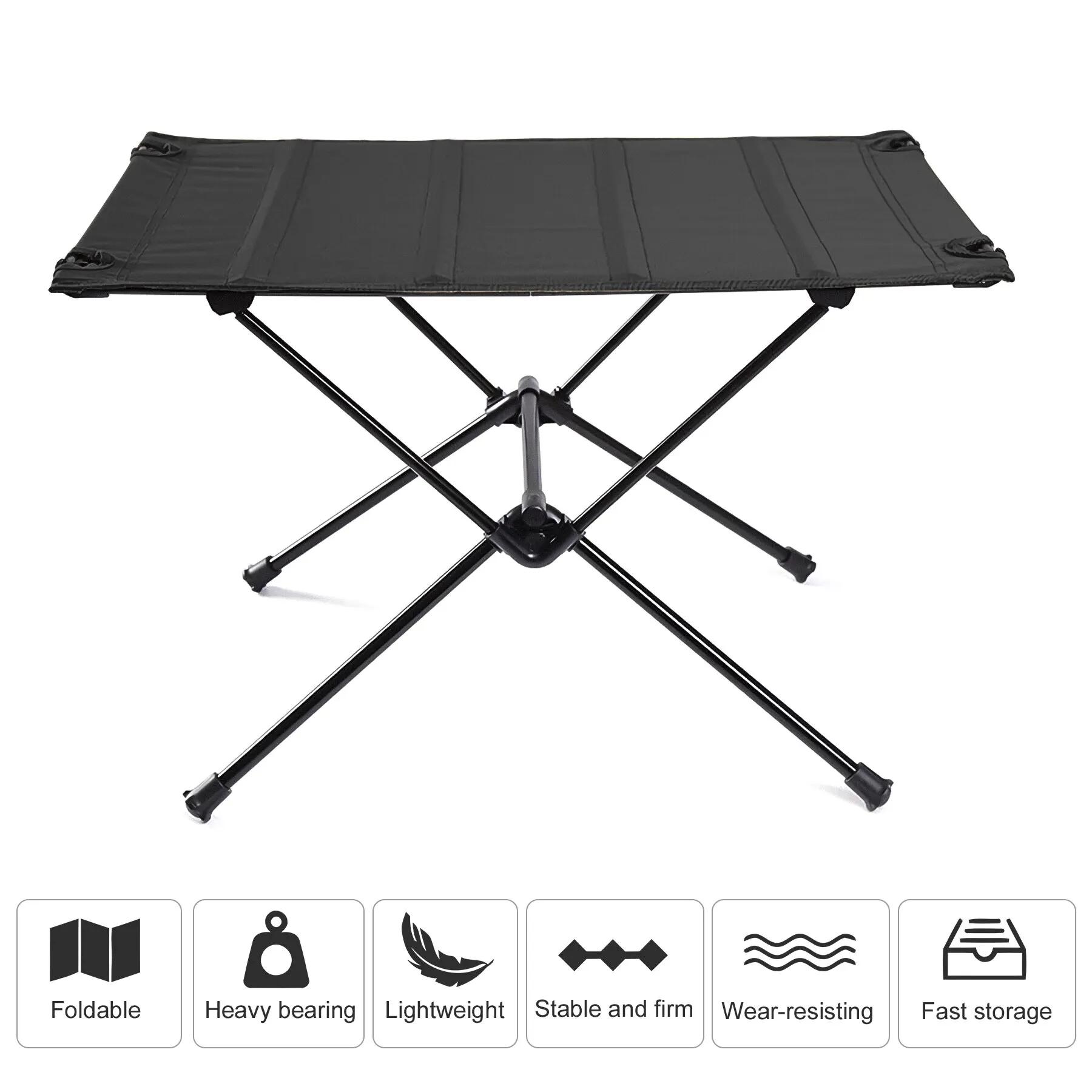 WESTTUNE-Table pliante de camping légère, table enroulable Oxford 1680D, tables de tourisme portable