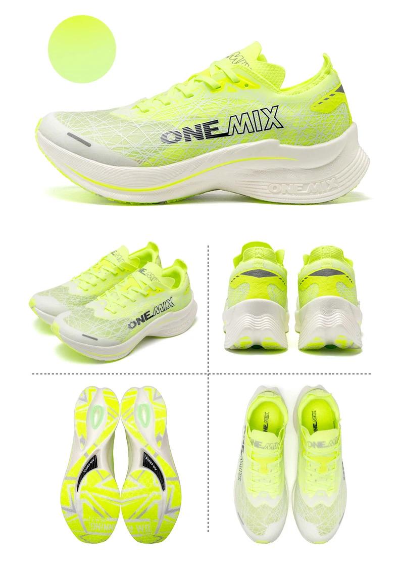 ONEMIX – chaussures de course à plaque de carbone pour hommes et femmes, baskets de sport ultra-légè