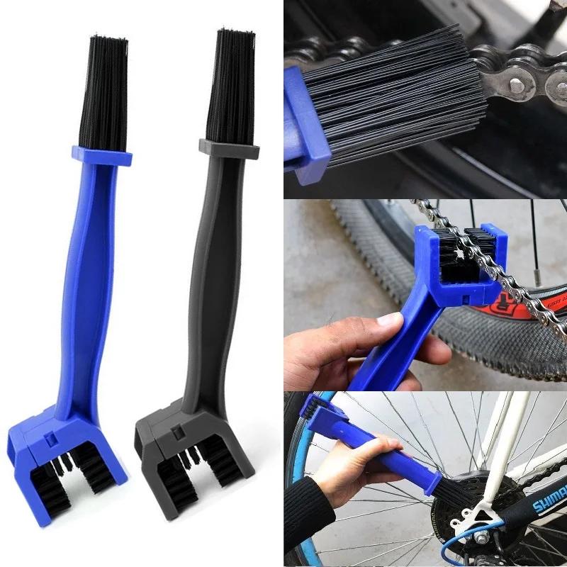 Nouveau cyclisme Moto vélo chaîne propre brosse engrenage Grunge brosse vélo Moto brosse propre chaî