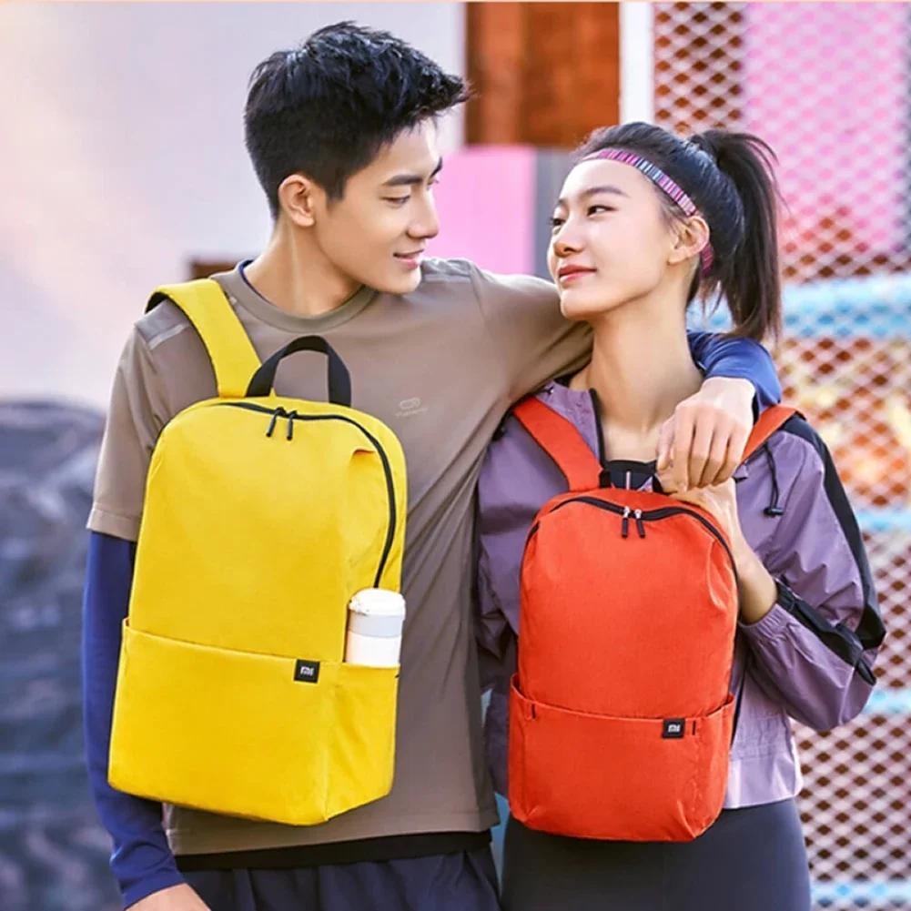 Xiaomi Mi-Petit sac à dos original, sacoche de ville, de loisirs, de voyage, de sport, étanche, unis