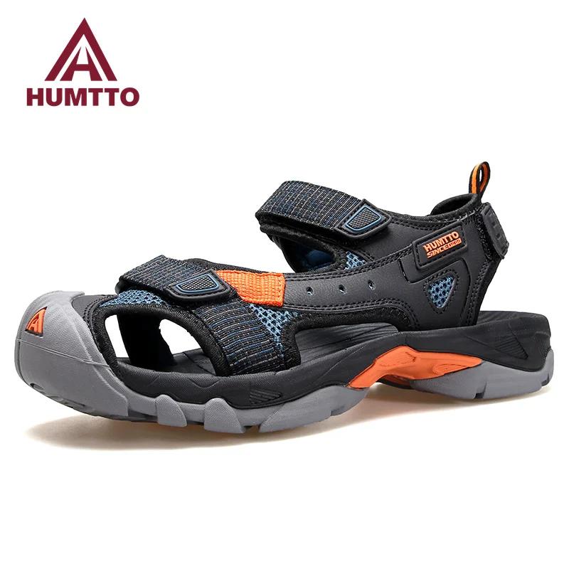 HUMTTO – chaussures de randonnée pour hommes, sandales respirantes, plage, Camping, pêche, escalade,