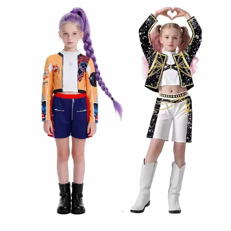 Ensembles de Cosplay de dessin animé pour filles, Costume de jeu de rôle de film à la mode pour fill