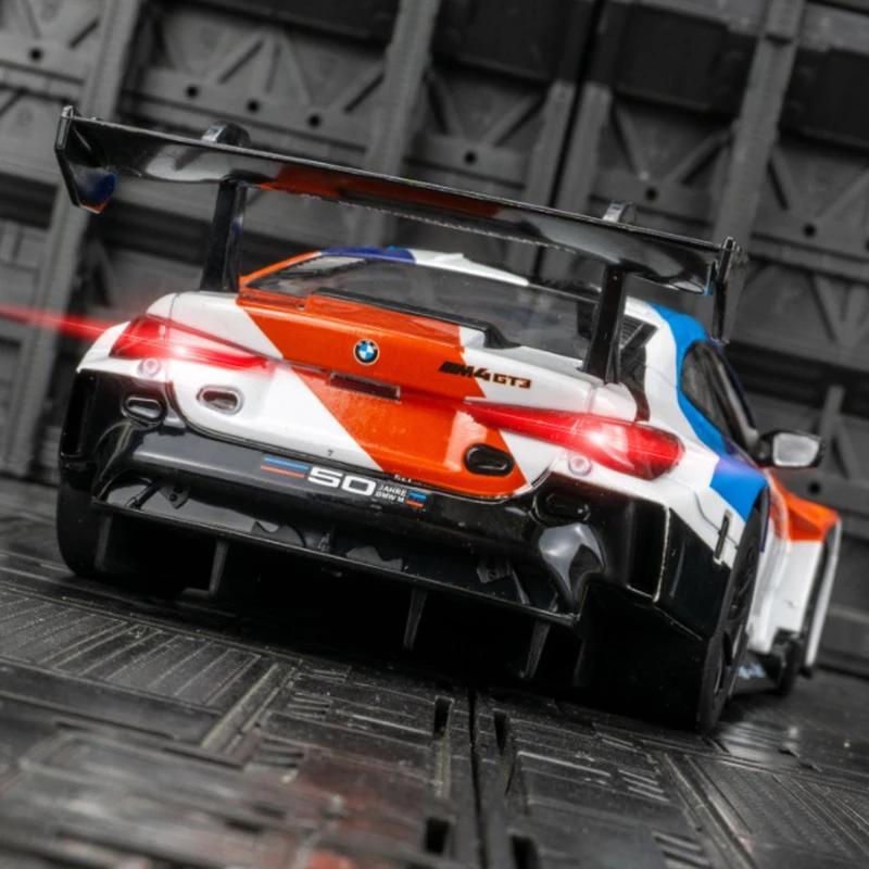 1:24 BMW M4 GT3 modèle de voiture de sport en alliage moulé sous pression en métal jouet voiture véh