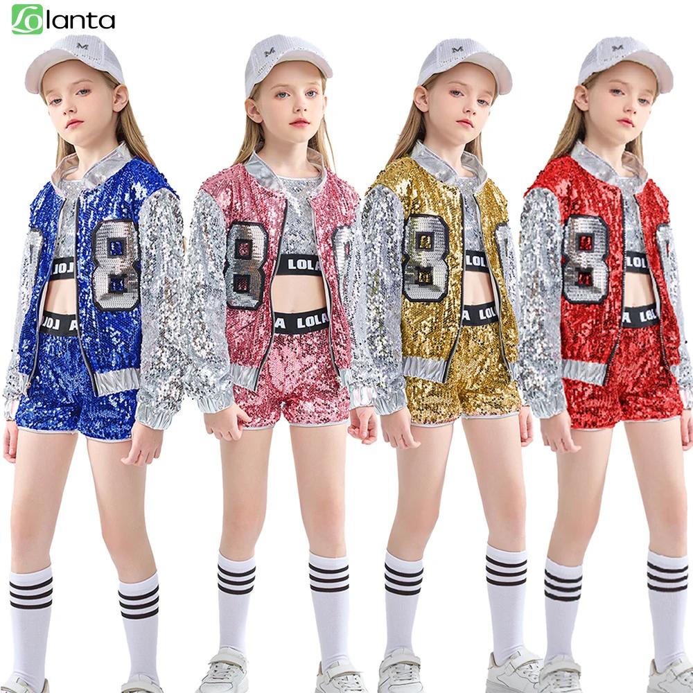LOLParquet-Costume de brevà Paillettes pour Bol, Robes de brevJazz Hip Hop, Tenues Modernes de Phtal