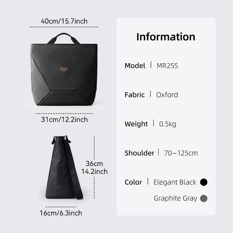 Sac fourre-tout pour homme Mark Ryden, sac à bandoulière Oxford, sac à main multi-usage pour ordinat