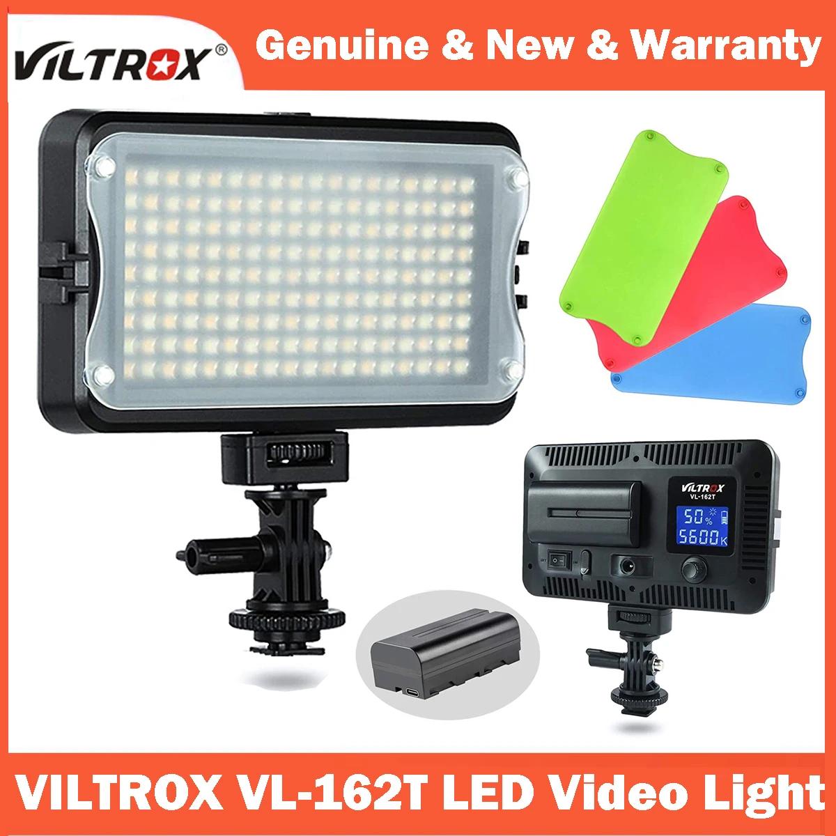 VILTROX VL-162T lampe vidéo LED Portable CRI95 +, VL-162T, panneau d'éclairage pour appareil Photo,