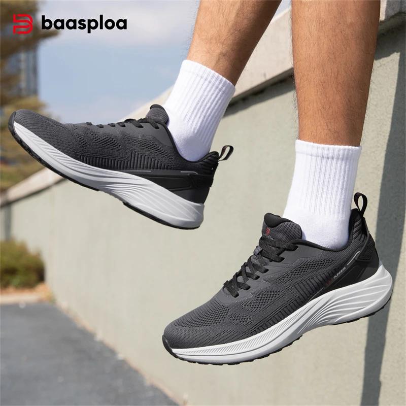 Baasploa hommes chaussures de course légères nouvelles chaussures de Sport de Jogging professionnell