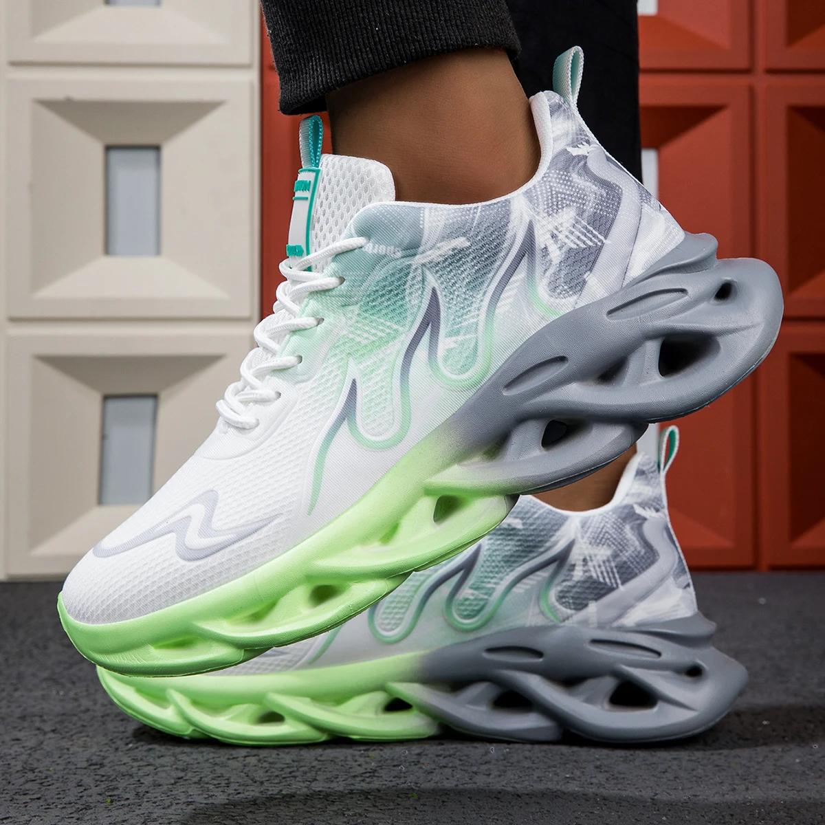 2025 unisexe chaussures de course hommes femmes léger maille respirant confortable plat doux chaussu