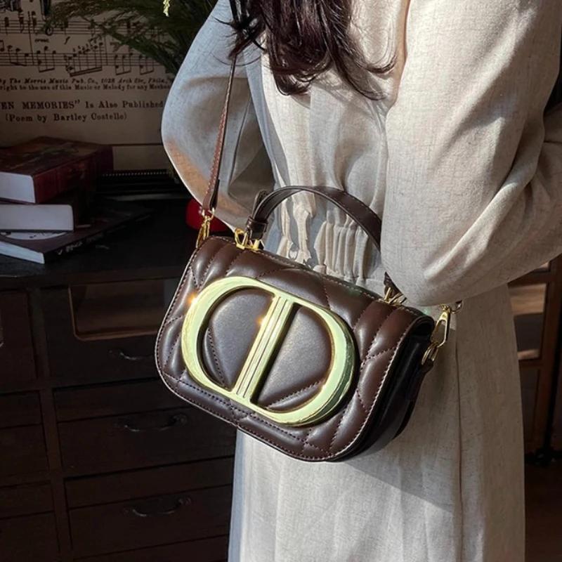 Sac à main en cuir classique élégant de luxe de créateur célèbre pour femmes, sac à bandoulière, sac