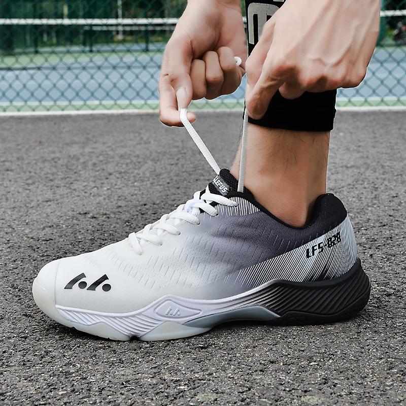 Chaussures badminton hommes professionnelles - Baskets extérieur compétition handball volley haute qualité