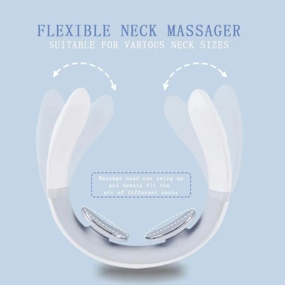 Masseur Cervical domestique Portable, Mini masseur de cou et d'épaule, Massage profond du cou, relax