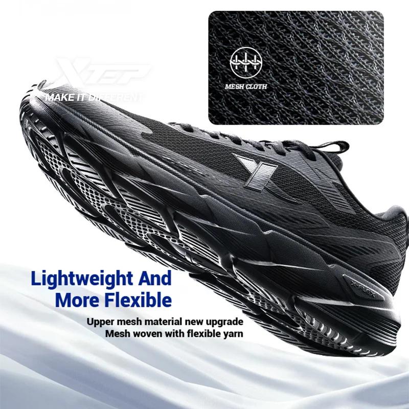 Xtep Light Joy 2 chaussures de course hommes 2025 - Professionnelles absorbant les chocs antidérapantes