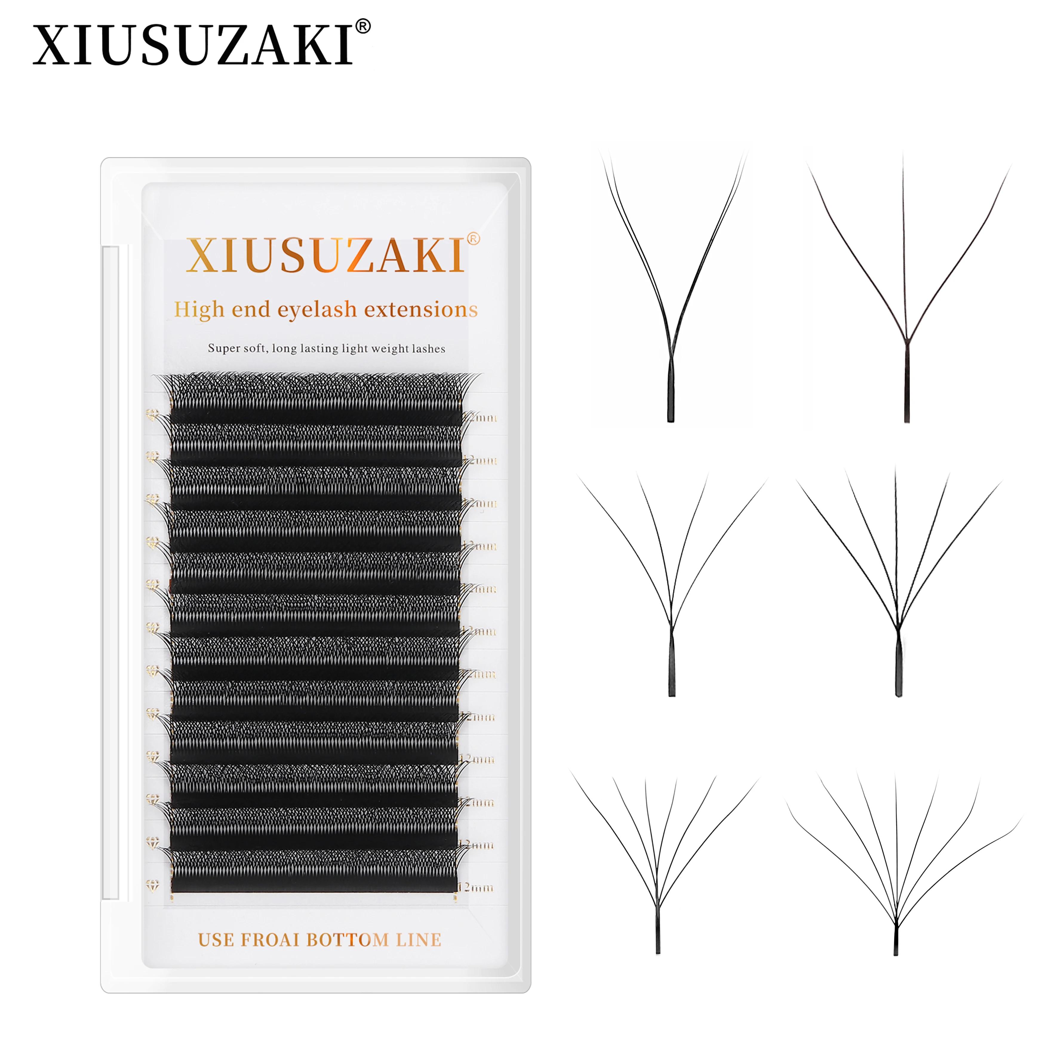 XIUSUZAKI W en forme de floraison 2D 3D 4D 5D 6D 7D 8D floraison automatique ventilateurs préfabriqu