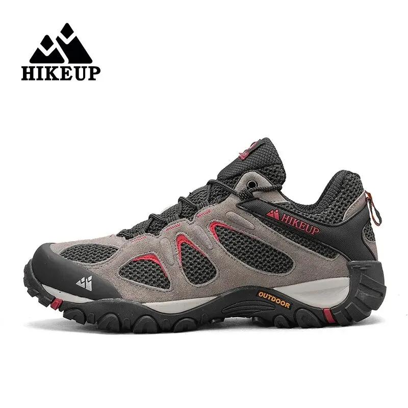 HIKEUP-Chaussures de Randonnée Respirantes Résistantes aux Éclaboussures pour Homme, pour l'Escalade