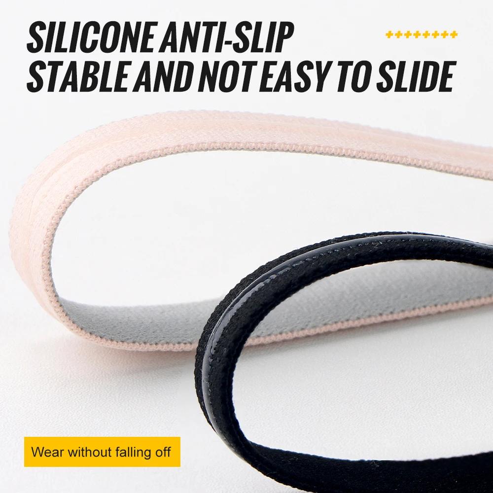 2 pièces bandeau de Sport anti-dérapant bandeau de cyclisme bandeau élastique en Silicone pour Fitne
