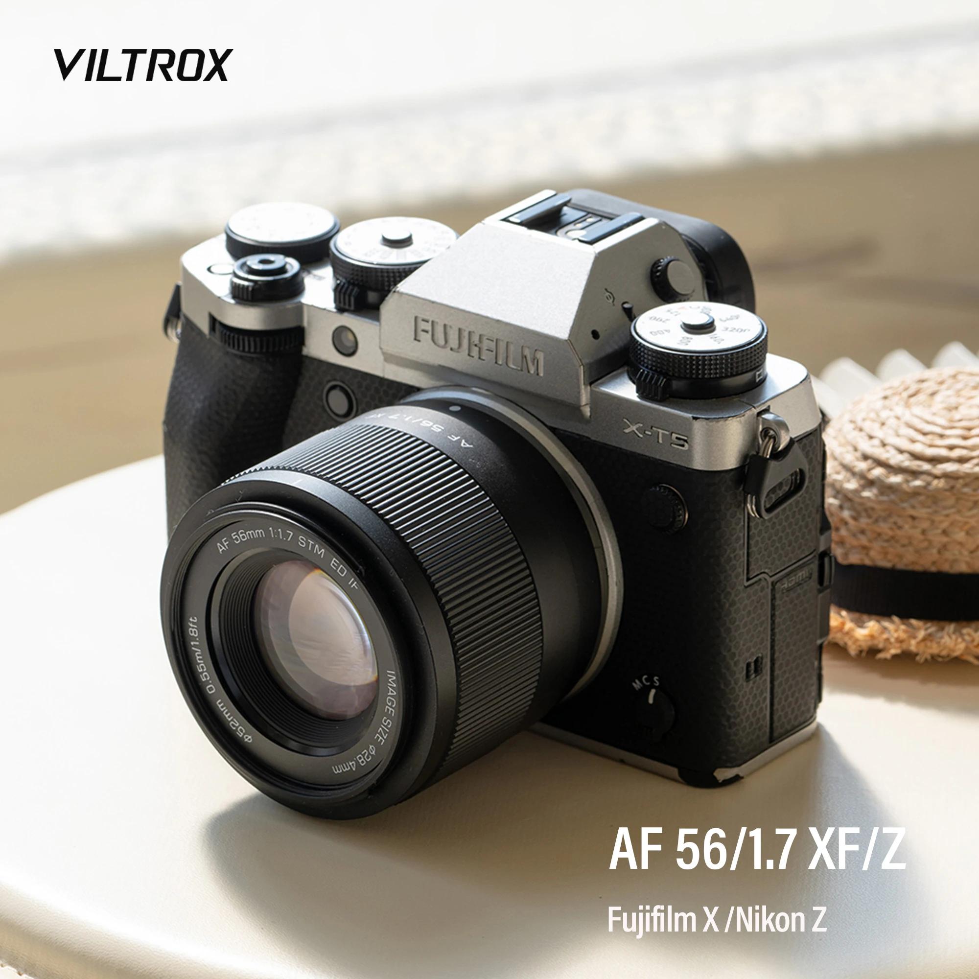 VILTROX 56mm f1.7 Objectif Fuji X Nikon Z Mount Objectif Auto Focus Portrait Objectif APS-C Pour Fuj