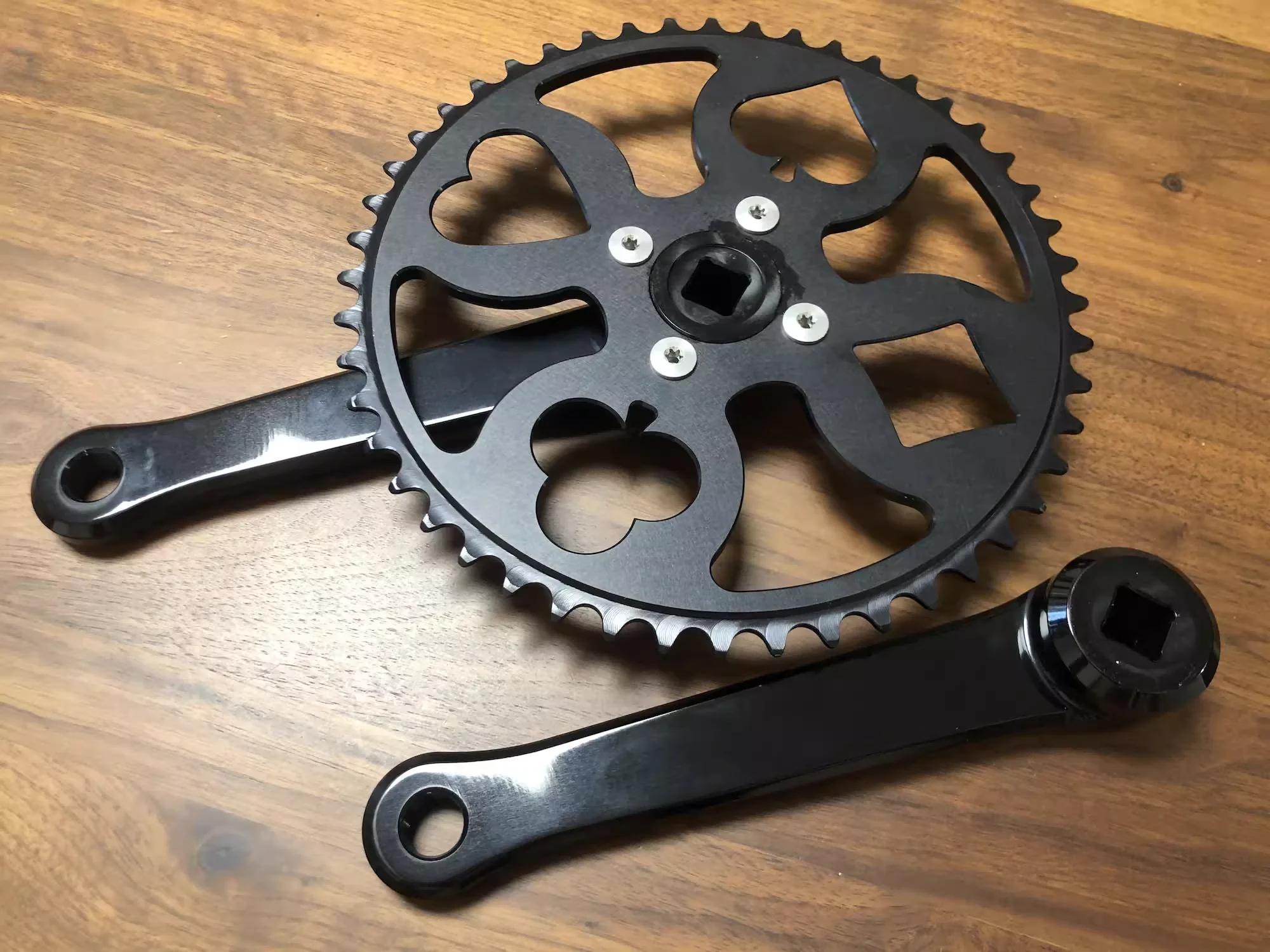 Manivelles de poker Retour aux anciens Chainrings 46T Limited et épuisé