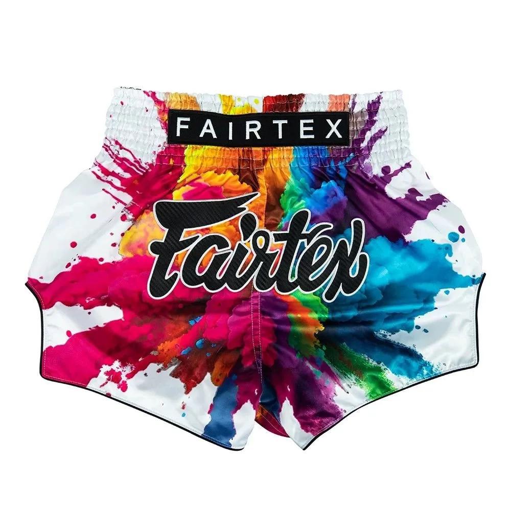Authentiques shorts thaïlandais Fairtex-Kickboxing pour hommes et femmes adultes – Shorts d'entraîne