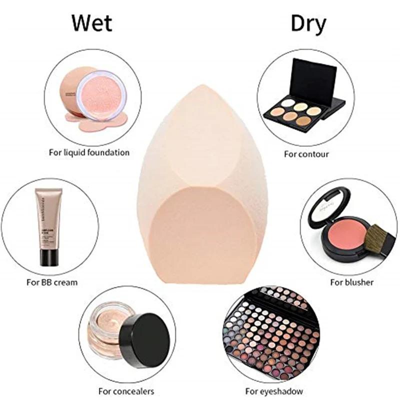 Éponge de maquillage extra large pour fond de teint, bouffée cosmétique, bouffées de poudre douce, c