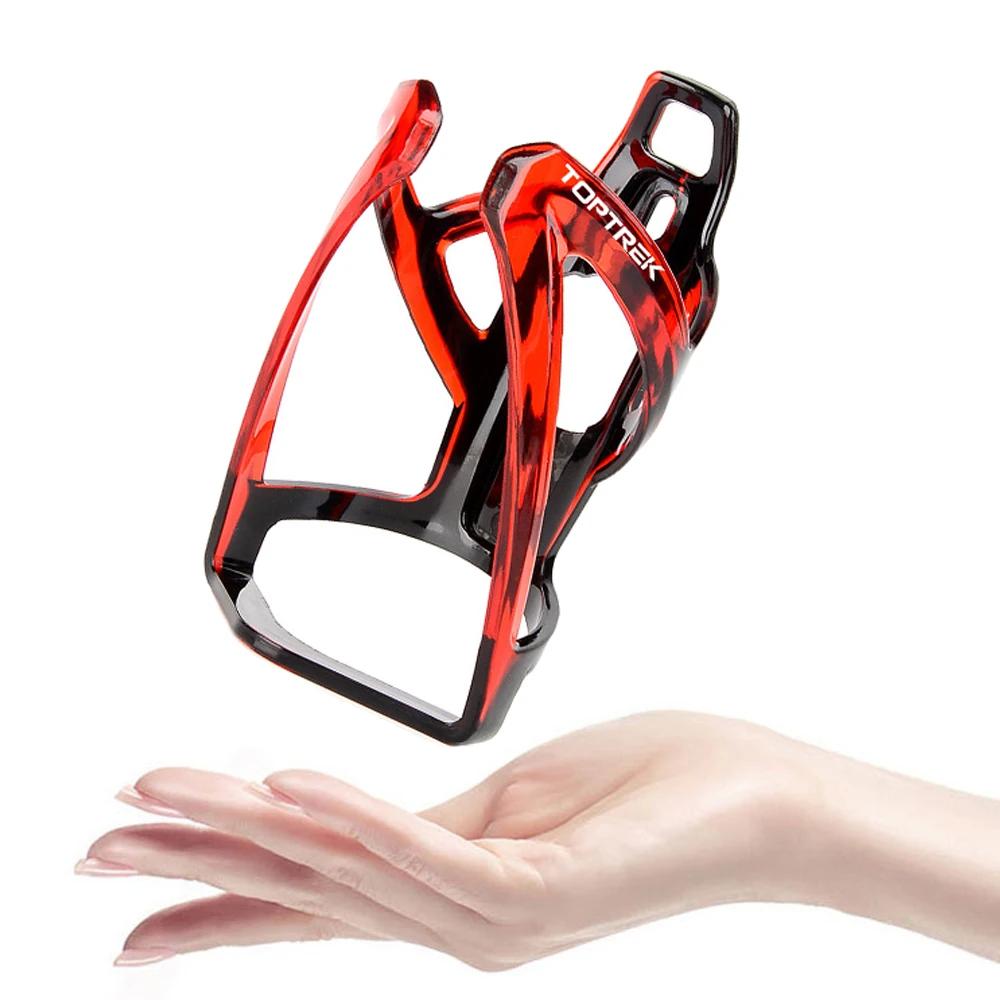 Toptrek porte-bidon de vélo vtt route vélo porte-bouteille d'eau coloré léger support de bouteille d