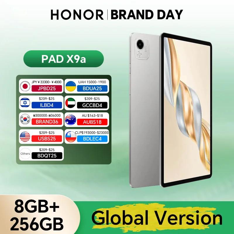 Nouvelle version mondiale HONOR Pad X9a 6GB+128GB/8GB+256GB 11,5'' Écran LCD 2,5K 120Hz Batterie 830