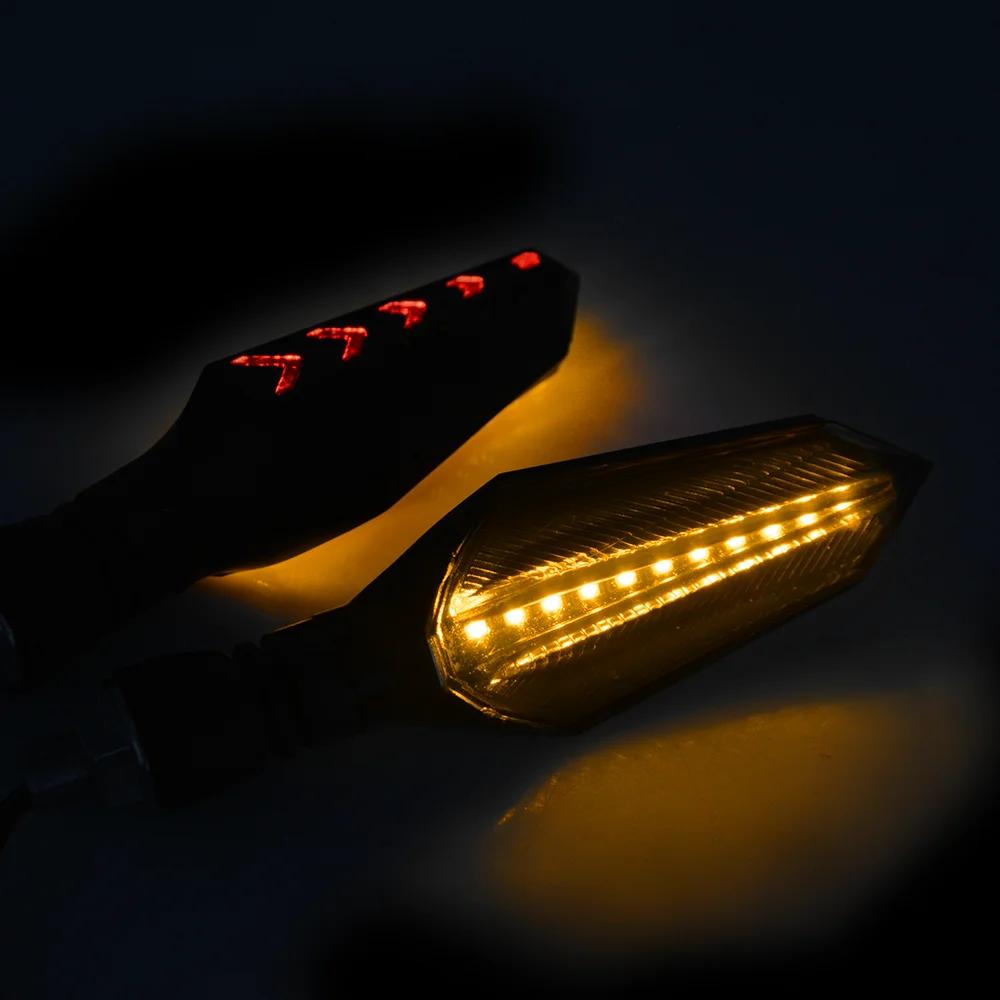 Pour Honda XLV 600 650 700 TRANSALP 1800 12V LED moto clignotants lumière ambre clignotant arrêt feu