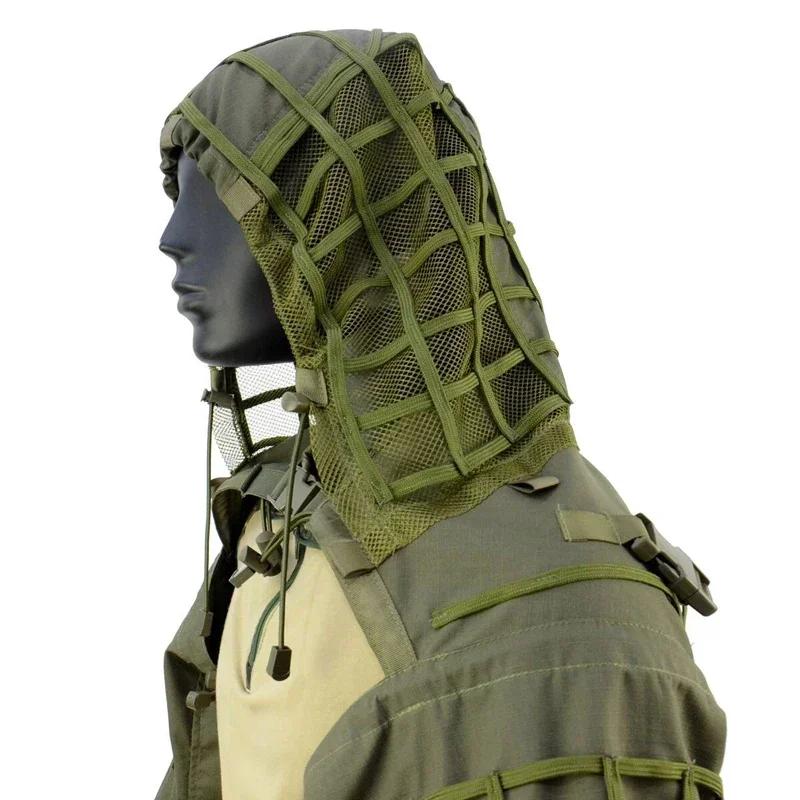 Costume Ghillie tactique Airsoft Sniper tir Ghillie costume vêtements chasse en plein air capuche de