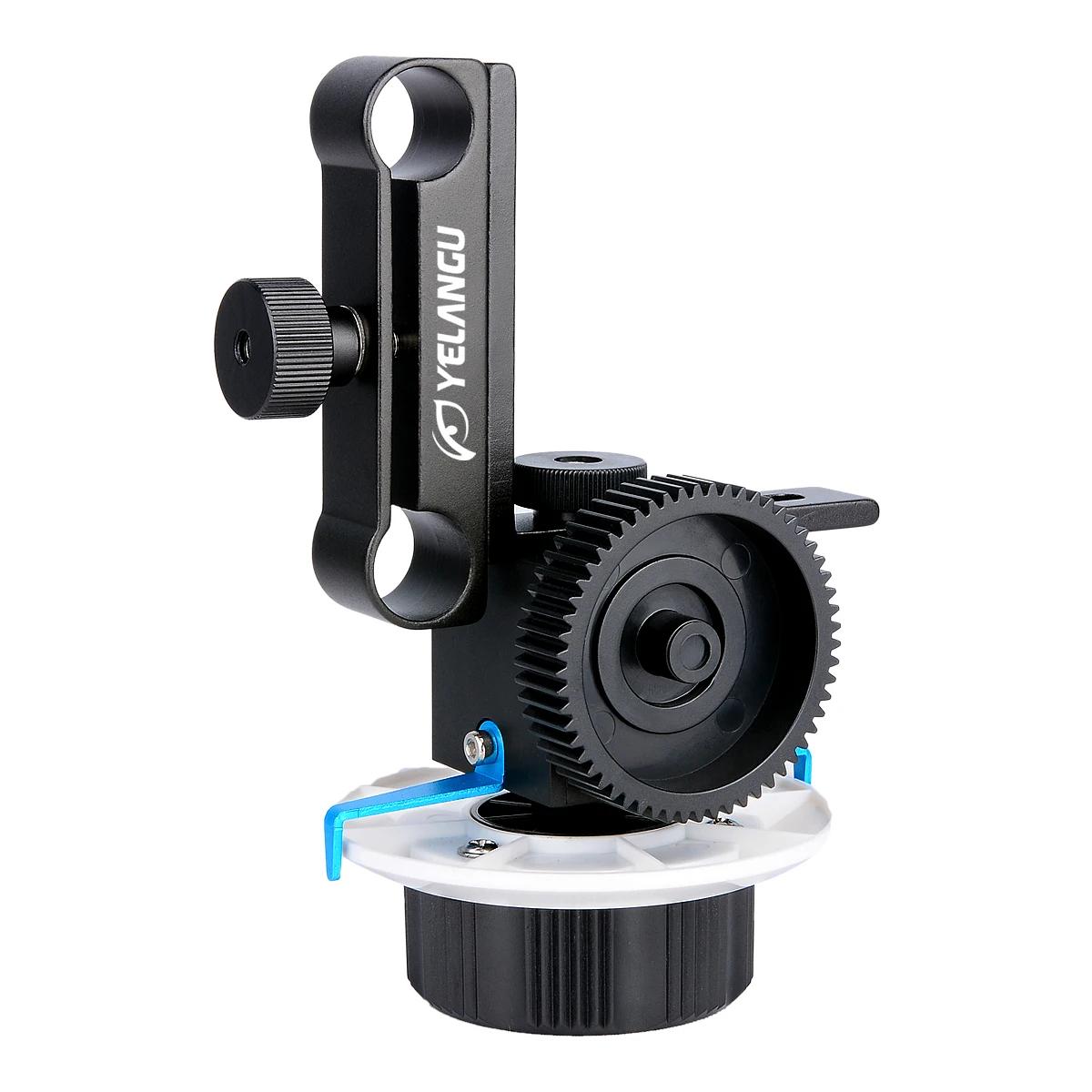 YELANGU Portable Mini Follow Focus mise au point rapide contrôle d'objectif sans fil pour appareil p
