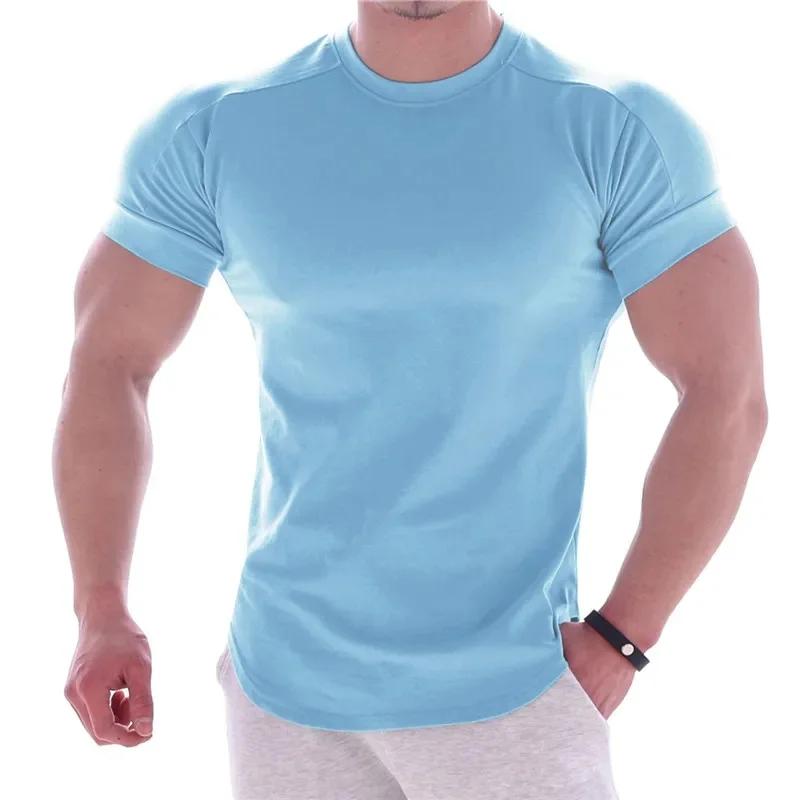 T-shirt de sport homme 2024 - Séchage rapide pour l'entraînement en plein air et en salle