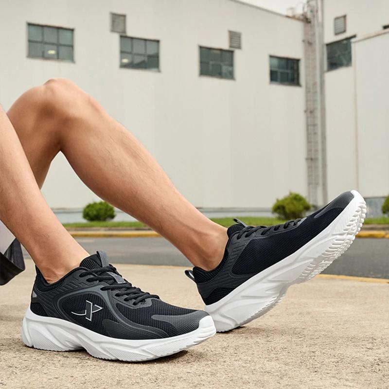 Xtep chaussures de course hommes respirant maille confortable chaussures de Sport été casual Absorpt