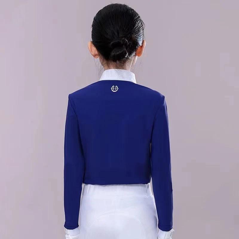 Ensemble de vêtements d'équitation pour enfants, pantalons d'équitation, t-shirts, culottes, combina