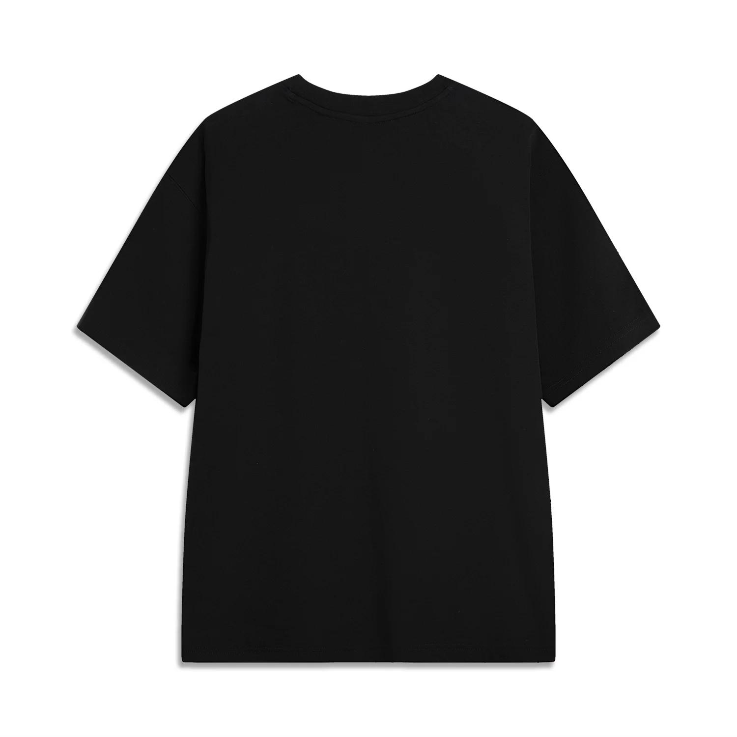 Li-ning T-Shirt de basket-ball BADFIVE pour hommes au frais sec 71% coton 29% Polyester doublure res
