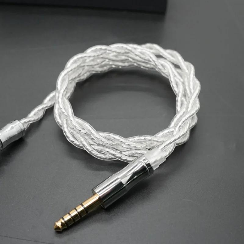 XINHS-Câble de mise à niveau pour casque K12, plaqué argent palladium, haute pureté, 2 brins