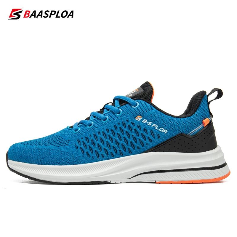 Baasploa chaussures de course pour hommes nouvelle mode léger maille respirant chaussures de marche