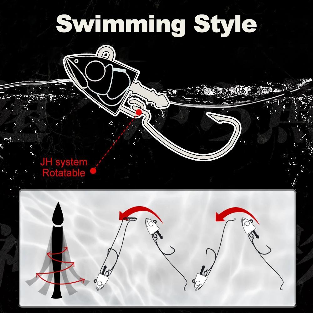 Hunthouse Barre T. Minnow 7g/12g/25g/40g/60g/90g/120g facile Shiner doux Leurre de pêche Jig appât b