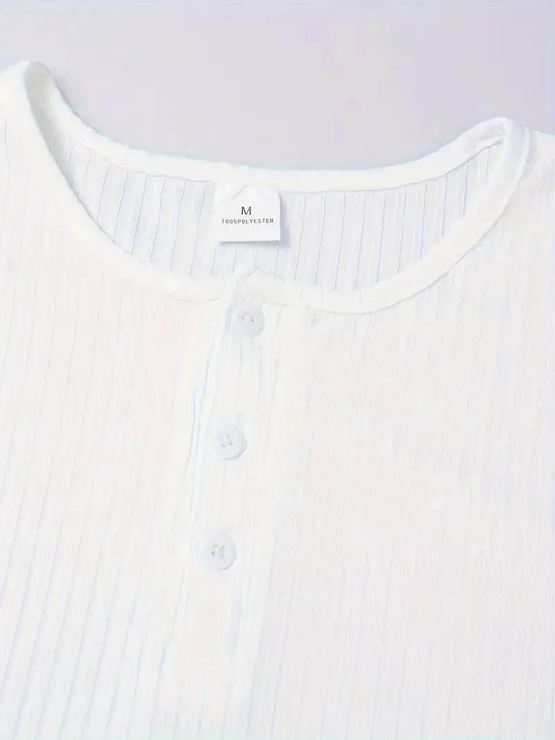 Automne hommes sans col boutonnage Henry petit haut Fitness haute Stretch Base chemise couleur unie