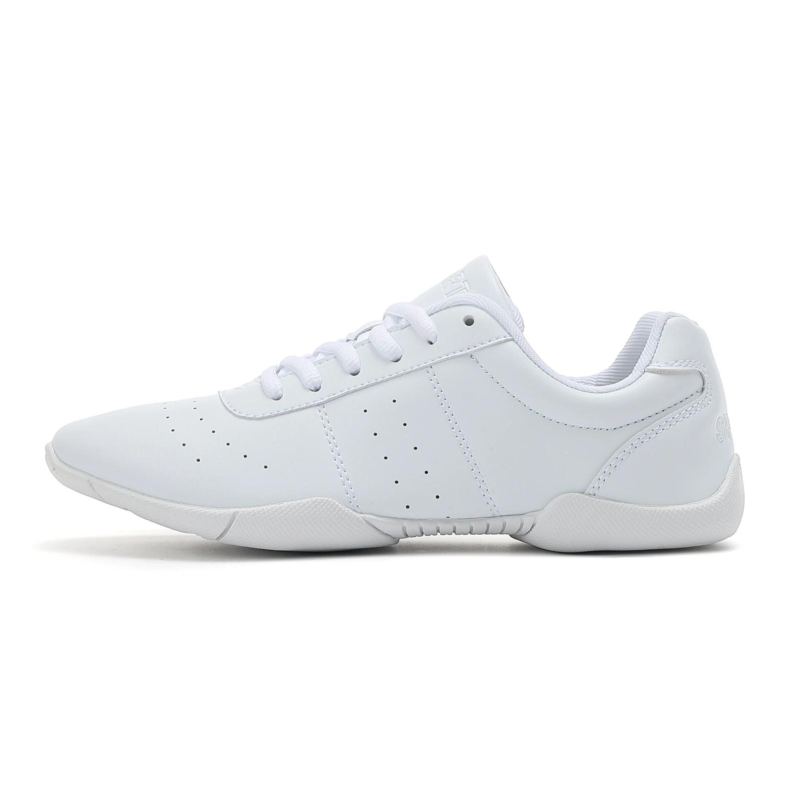 Chaussures de cheerleading blanches pour filles et femmes, baskets de danse antidérapantes et confor