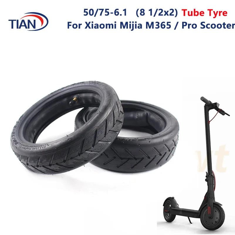Pneu à Tube de 8.5 pouces pour Scooter électrique Xiaomi Mijia M365 / Pro, roue épaisse et solide, 5