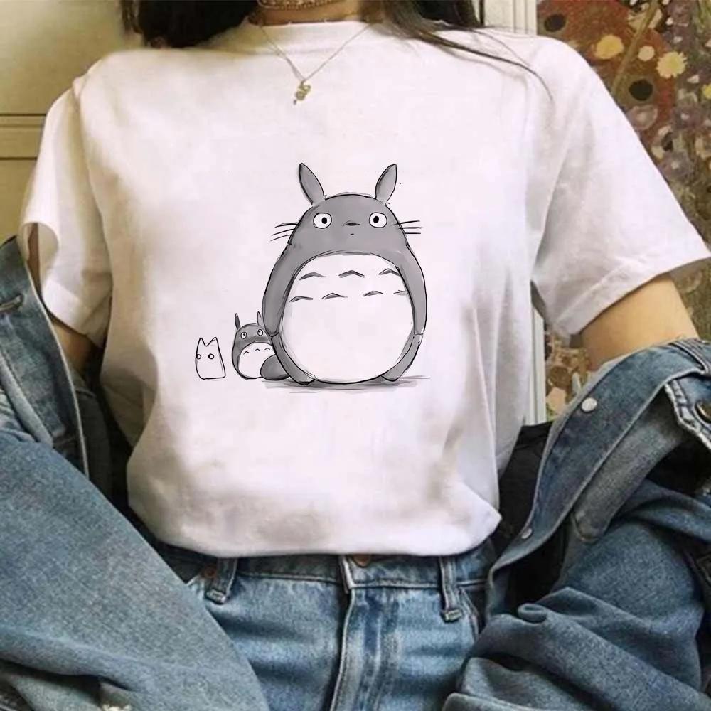 Miyazaki Hayao Kawaii T-shirt graphique T-shirt vêtements mode Totoro Studio Ghibli mignon Anime T-s