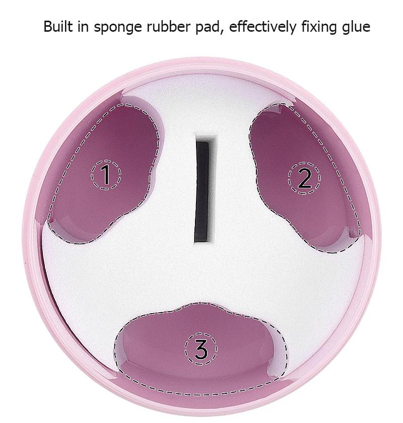 Conteneur de stockage scellé pour colle à cils, pot de colle Lashista, accessoires pour cils