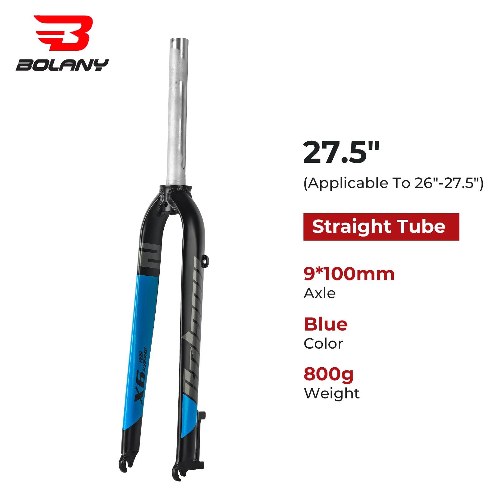 Bolany – fourche rigide pour vtt, 26/27, 5/29 pouces, adaptée au vélo de montagne X6, fourche droite