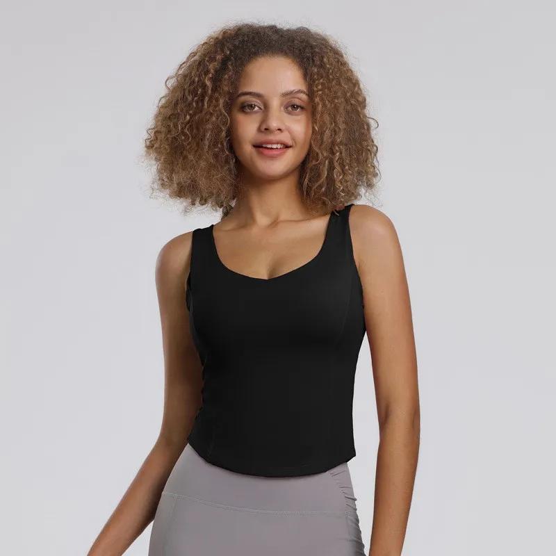 Soutien-gorge de sport sans couture pour femmes, haut tubulaire, sans manches, Streetwear, Camisole,