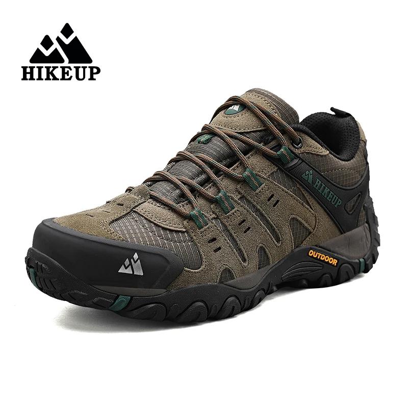 HIKEUP chaussures de randonnée pour hommes chaussures de trekking en montagne chaussures de plein ai